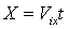 Equations for horizontal motion