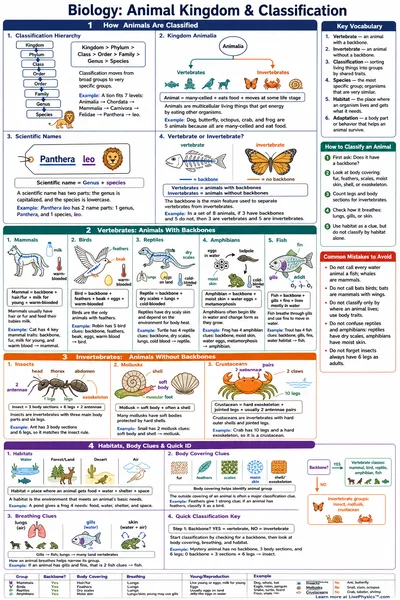 Animal Kingdom & Classification