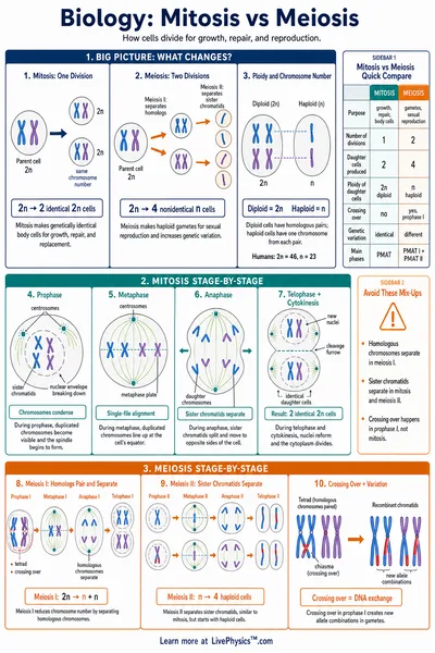 Mitosis vs Meiosis
