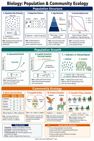 Population & Community Ecology