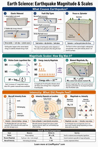Earthquake Magnitude & Scales