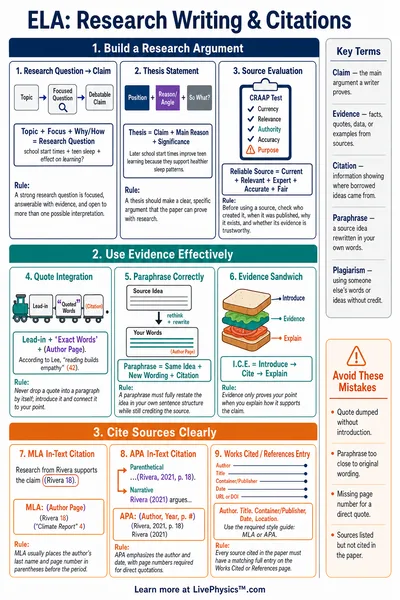 Research Writing & Citations