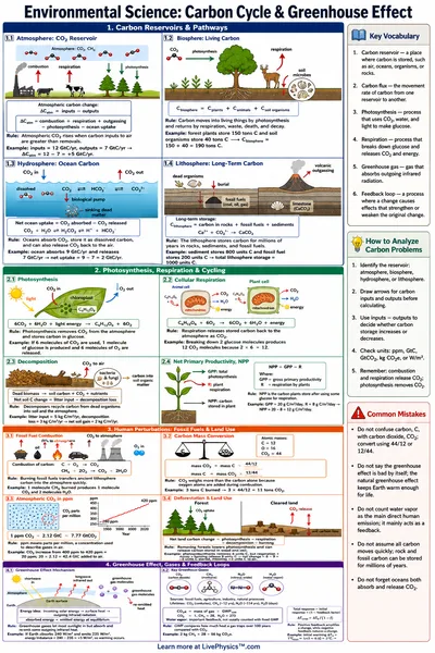 Carbon Cycle & Greenhouse Effect