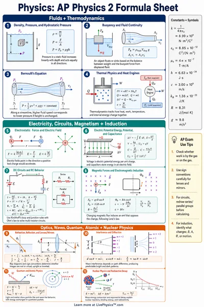 AP Physics 2 Formula Sheet