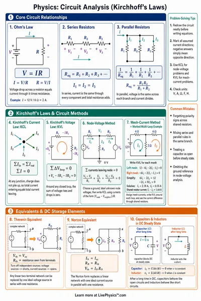 Circuit Analysis (Kirchhoff's Laws)