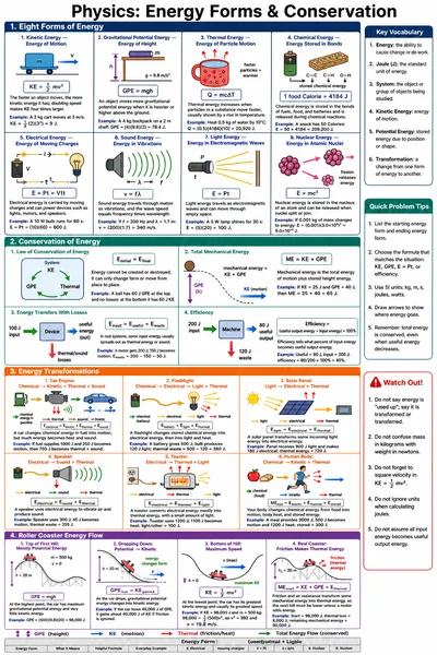 Energy Forms & Conservation