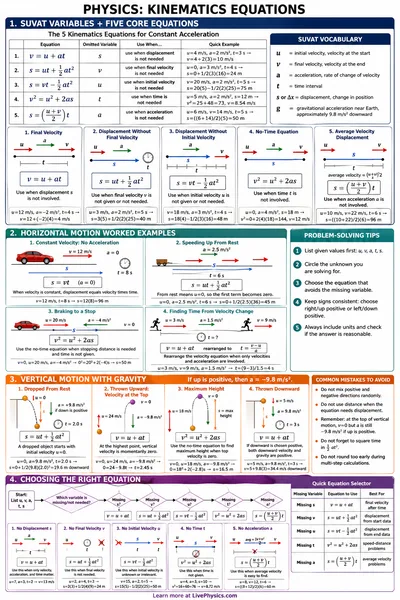 Kinematics Equations