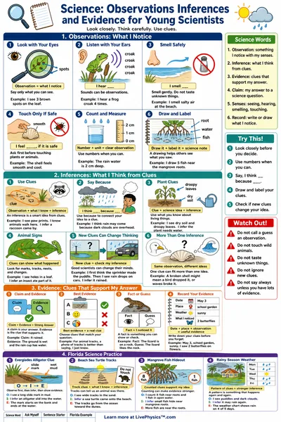 Observations Inferences and Evidence for Young Scientists