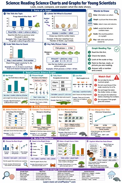 Reading Science Charts and Graphs for Young Scientists