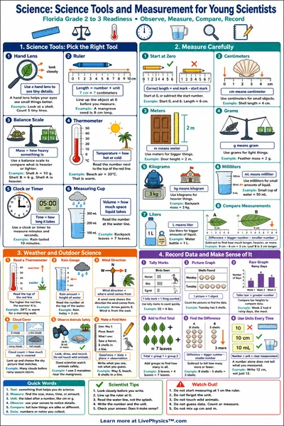 Science Tools and Measurement for Young Scientists