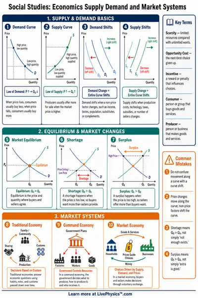 Economics Supply Demand and Market Systems