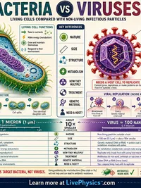 Bacteria vs Viruses