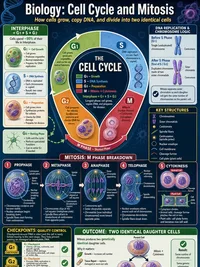 Cell Cycle & Mitosis infographic thumbnail