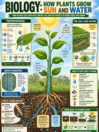 How Plants Grow infographic thumbnail