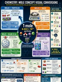 Mole Concept (Visual Conversions) infographic thumbnail