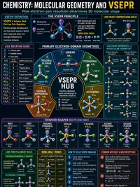 Molecular Geometry and VSEPR infographic thumbnail