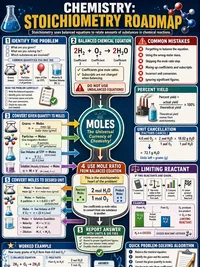 Stoichiometry Roadmap infographic thumbnail