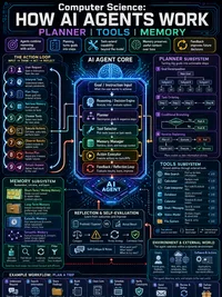 How AI Agents Work infographic thumbnail