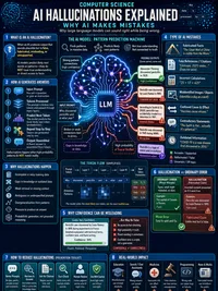 AI Hallucinations Explained infographic thumbnail