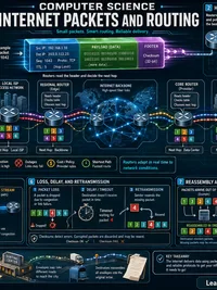 Internet Packets and Routing infographic thumbnail
