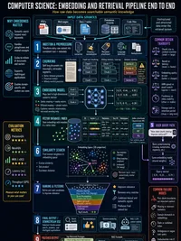 Embedding and Retrieval Pipeline infographic thumbnail