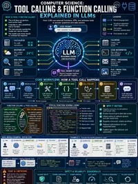 Tool Calling and Function Calling Explained infographic thumbnail