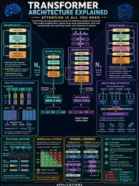 Transformer Architecture Explained infographic thumbnail