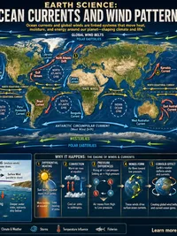 Ocean Currents and Wind Patterns infographic thumbnail