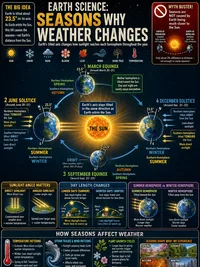 Seasons: Why Weather Changes infographic thumbnail