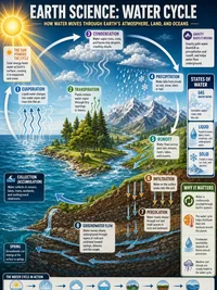 The Water Cycle infographic thumbnail