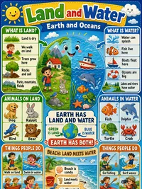 Land and Water infographic thumbnail
