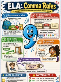 Comma Rules infographic thumbnail