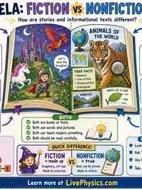 Fiction vs. Nonfiction infographic thumbnail