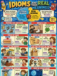 Idioms and Their Real Meanings infographic thumbnail