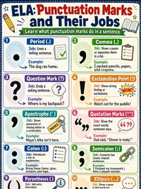 Punctuation Marks and Their Jobs infographic thumbnail