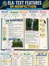 Text Features in Nonfiction infographic thumbnail