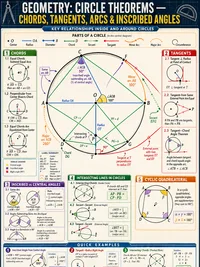 Circle Theorems infographic thumbnail