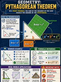 The Pythagorean Theorem infographic thumbnail