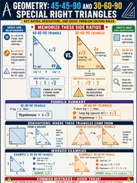 45-45-90 and 30-60-90 Special Right Triangles