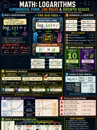 Logarithm Rules infographic thumbnail