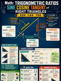 Trigonometric Ratios infographic thumbnail