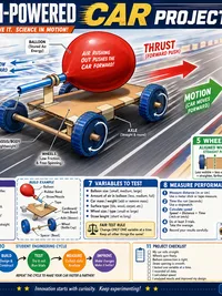 Balloon-Powered Car Project infographic thumbnail