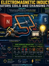 Electromagnetic Induction infographic thumbnail