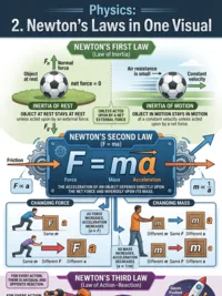 Newton's Laws of Motion infographic thumbnail