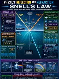 Reflection & Refraction infographic thumbnail