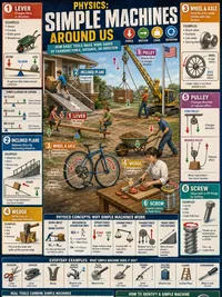 Simple Machines Around Us infographic thumbnail