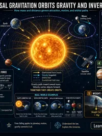 Universal Gravitation infographic thumbnail