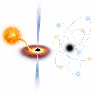 Black hole detection evidence: accretion from a companion star and nearby stars orbiting an unseen mass.