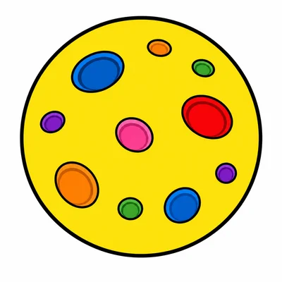A simple round planet shaped like a circle.