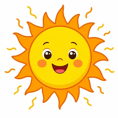 A warm Sun giving off heat.